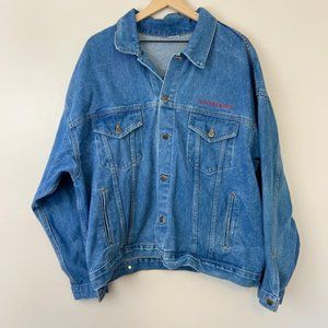 TYCA Ravenswood embossed logo denim jacket